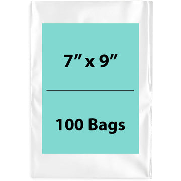 Clear Poly Bags Thickness: 4 Mil Size: 7 inch (width) X 9 inch (Height)